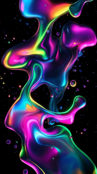 Abstract Slime Wallpaper