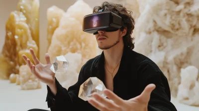 Person Using VR Set