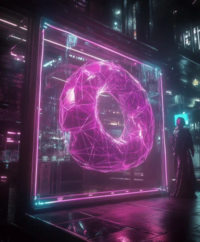 Holographic Donut Portal