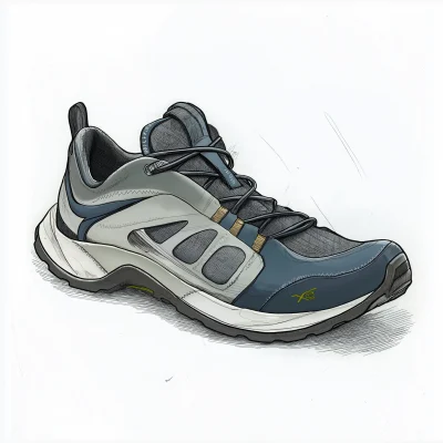 Futuristic Trail Shoes Design