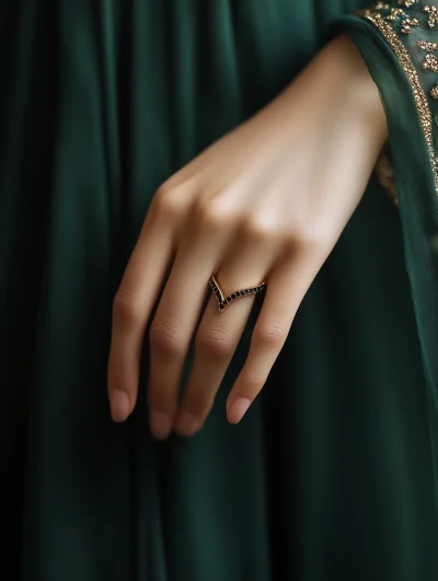 Close Up Asian Hijabi Woman’s Hand