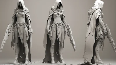 Fantasy humanoid creature concept art