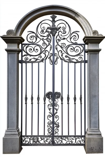 Ornate Metal Gate Design