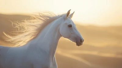 Arabian Stallion in Twilight