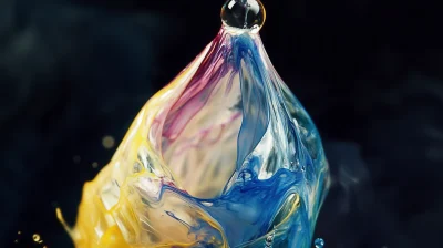 Colorful Ink Drop