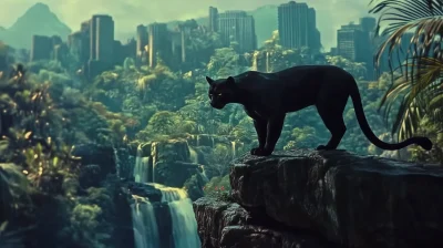 Retro Wakanda Scene