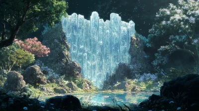 Crystal Wall in Miyazaki Style