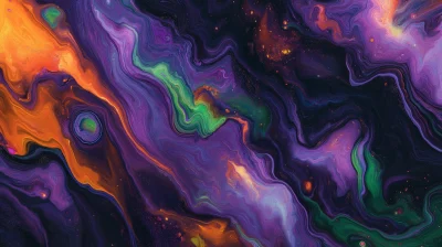 Cosmic Fluid Art