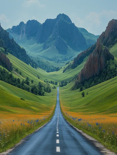 Surreal Roadscape