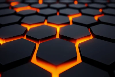 Futuristic Hexagon Background