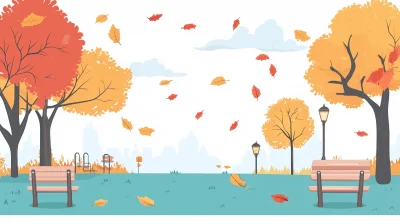 Autumn Park Illustration