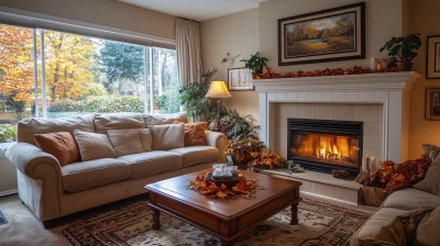 Cozy Autumn Living Room