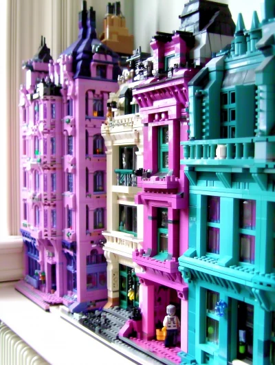 Colorful Lego City