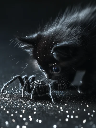 Furry Playtime with a Tarantula