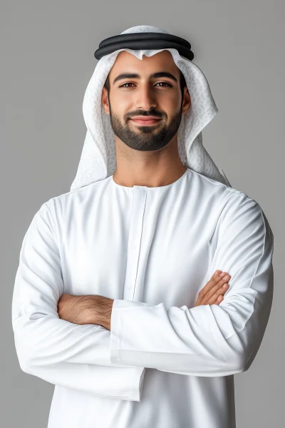 Emirati Man Smiling