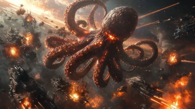 Colossal Octopus Battle