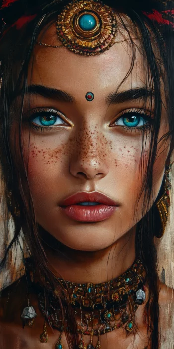 Realistic Indian Goddess