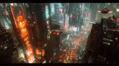 Cyberpunk Cityscape