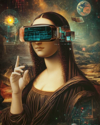 Futuristic Monna Lisa