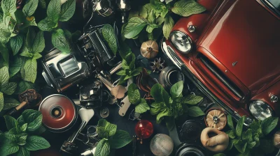 Luxury Car Parts with Patchouli