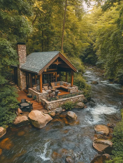 Rustic Cabin by the Creek