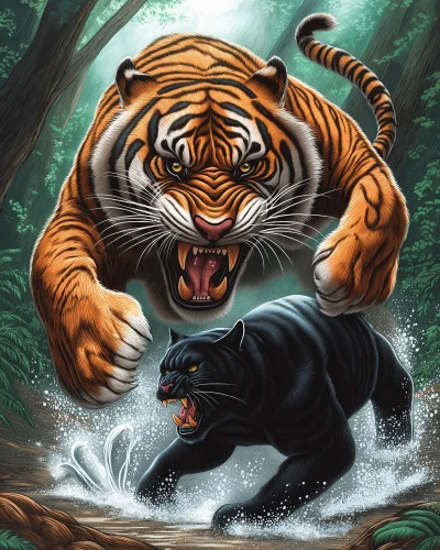 Fierce Jungle Duel