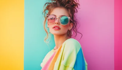 80’s Vibrant Portrait