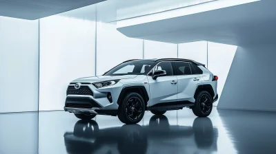 2025 Toyota RAV4 in Ice Cap Color