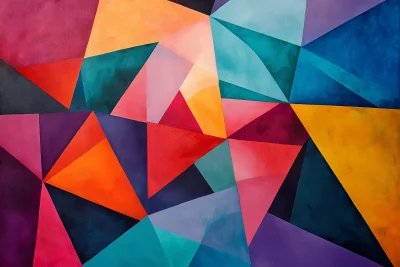 Geometric Abstract Artwork