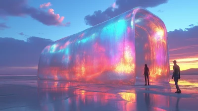 Ethereal Holographic Sculpture