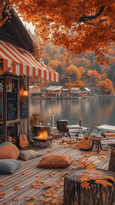 Cozy Lakeside Autumn