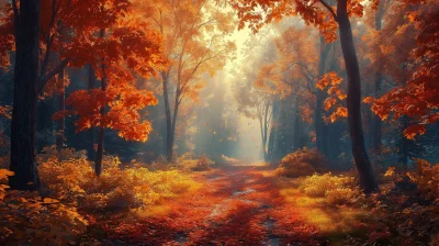 Magic Forest in Autumn