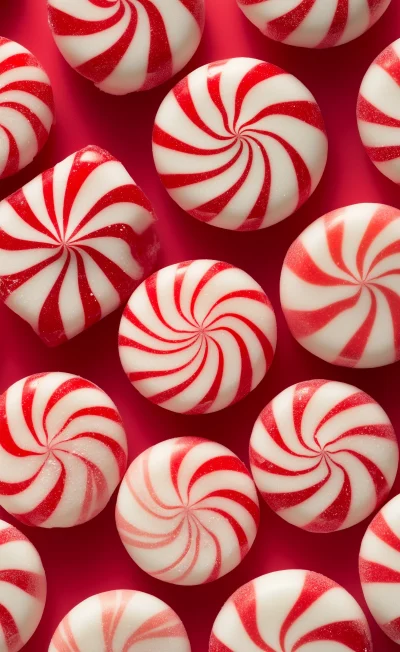 Peppermint Swirl Candies