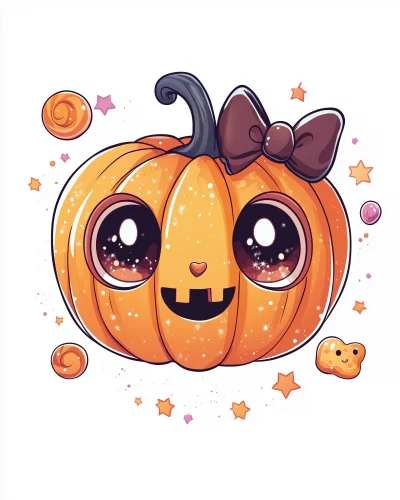 Cute Kawaii Pumpkin