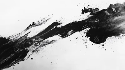 Ink Smudges on Paper