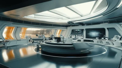 Futuristic Briefing Room