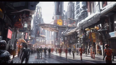 Futuristic York City