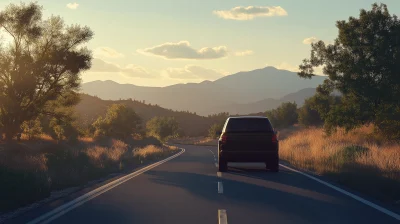 Family Road Trip in a SUV