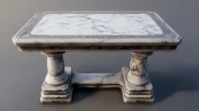 Marble Poker Table