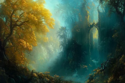 Primeval Forest in Lothlorien