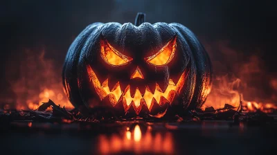 Scary Halloween Pumpkin