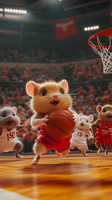 Hamster Basketball Match