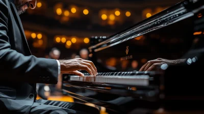 Piano Performance Close Up