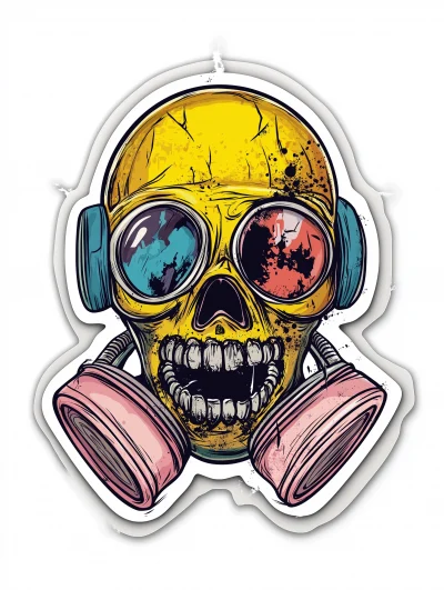 Chernobyl Funny Sticker