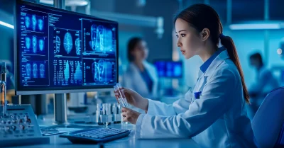 Female Scientist in Laboratory