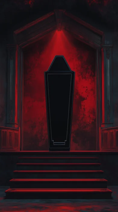 Dark Stage and Coffin