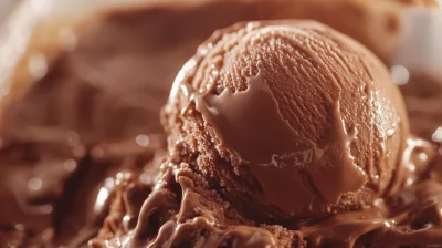 Melting Chocolate Ice Cream