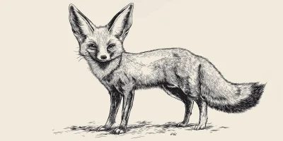 Fennec Fox Illustration