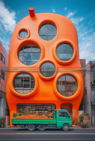 Carrot-Shaped Building