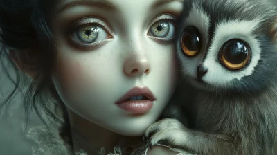 Mesmerizing Eyes and a Strange Animal